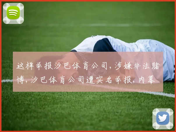 这样举报沙巴体育公司,涉嫌非法赌博,沙巴体育公司遭实名举报,内幕揭露
